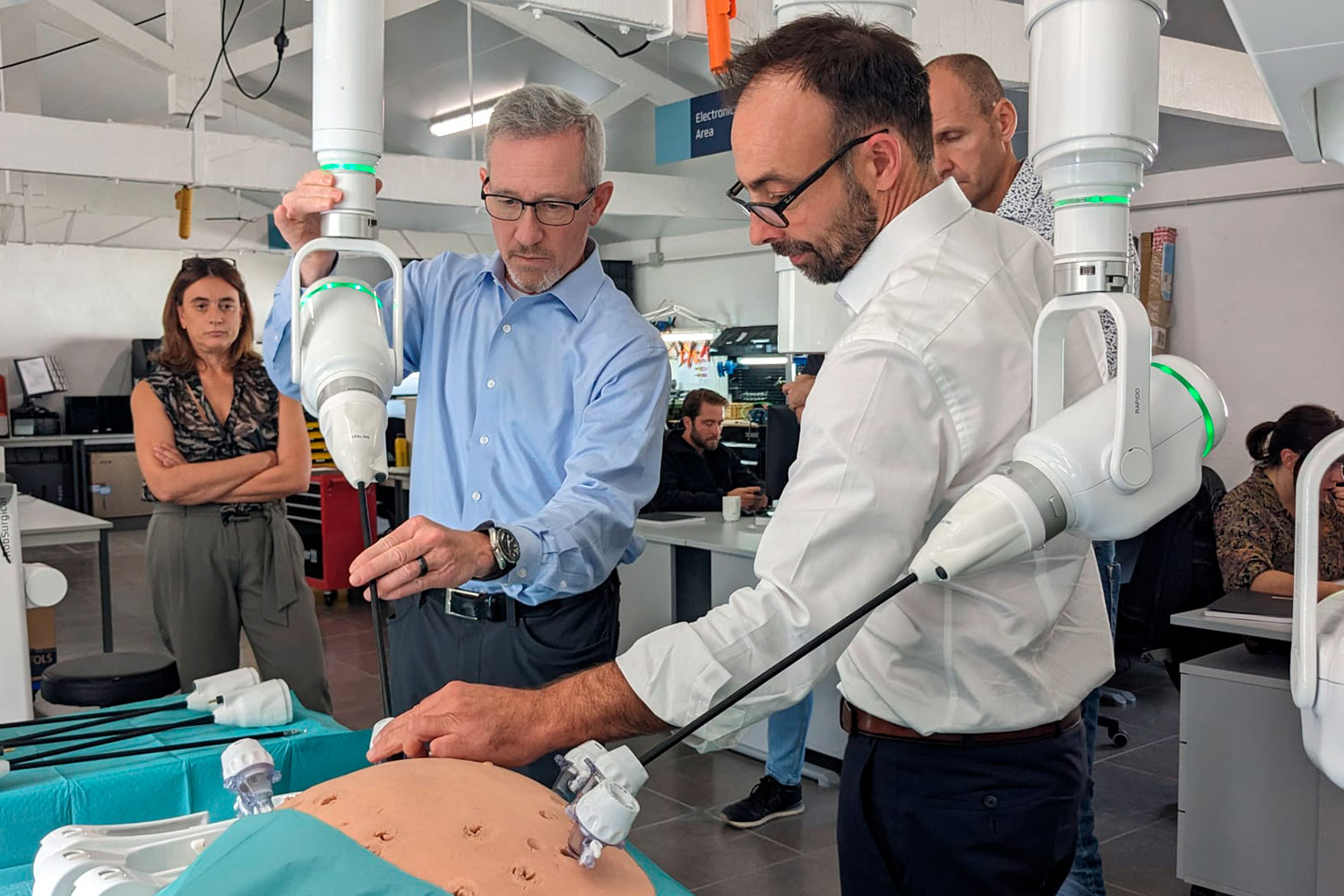 Todd Usen at Rob Surgical facilities